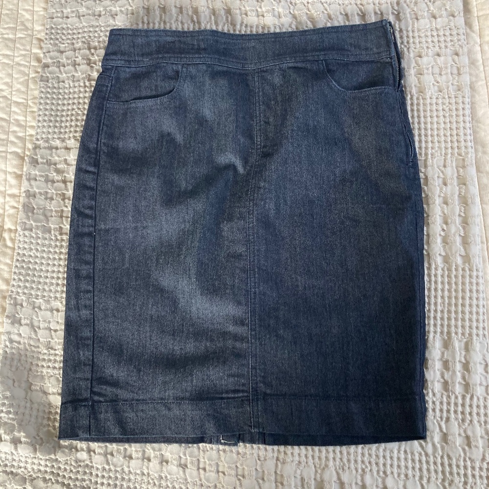 Loft Denim Pencil Skirt
